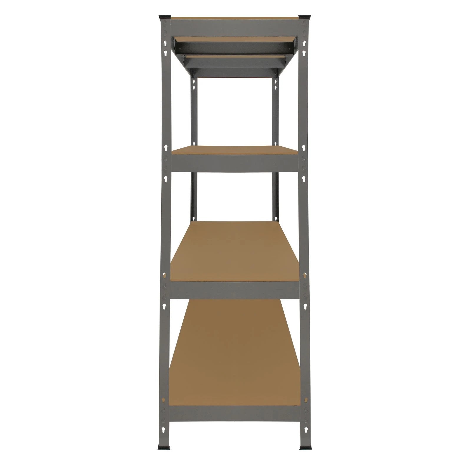 Monster Shop Monster Racking Q-Rax Heavy Duty Storage Shelving, 160cm W, 60cm D, Grey -
