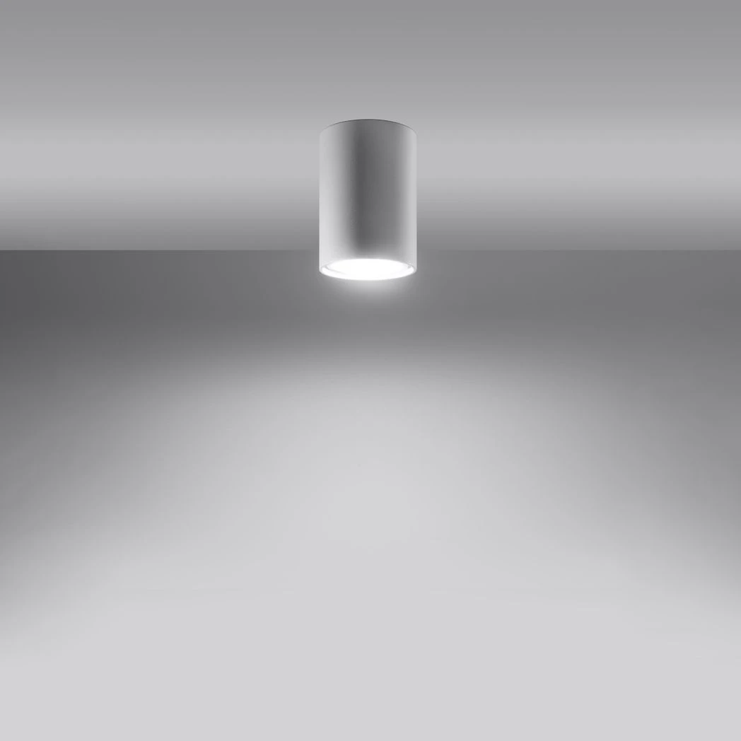 Sollux Lighting Lagos Ceiling Lamp 6x6x10cm Raw Steel for Homes - Ceiling Lights