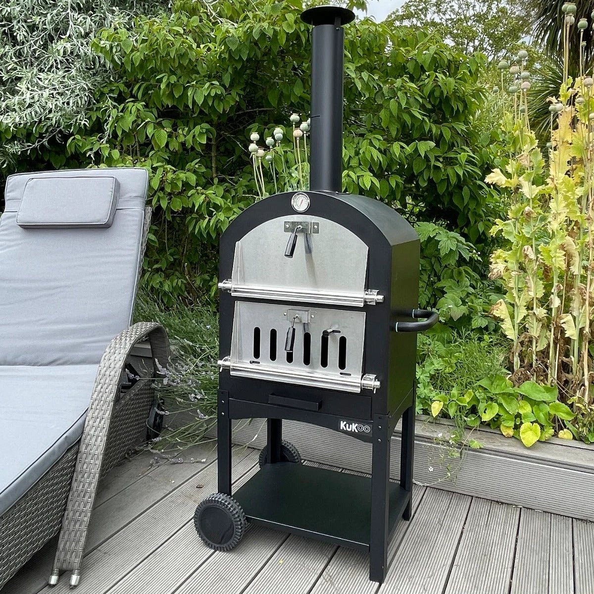 Monster Shop KuKoo Outdoor Pizza Oven & Pizza Peel -