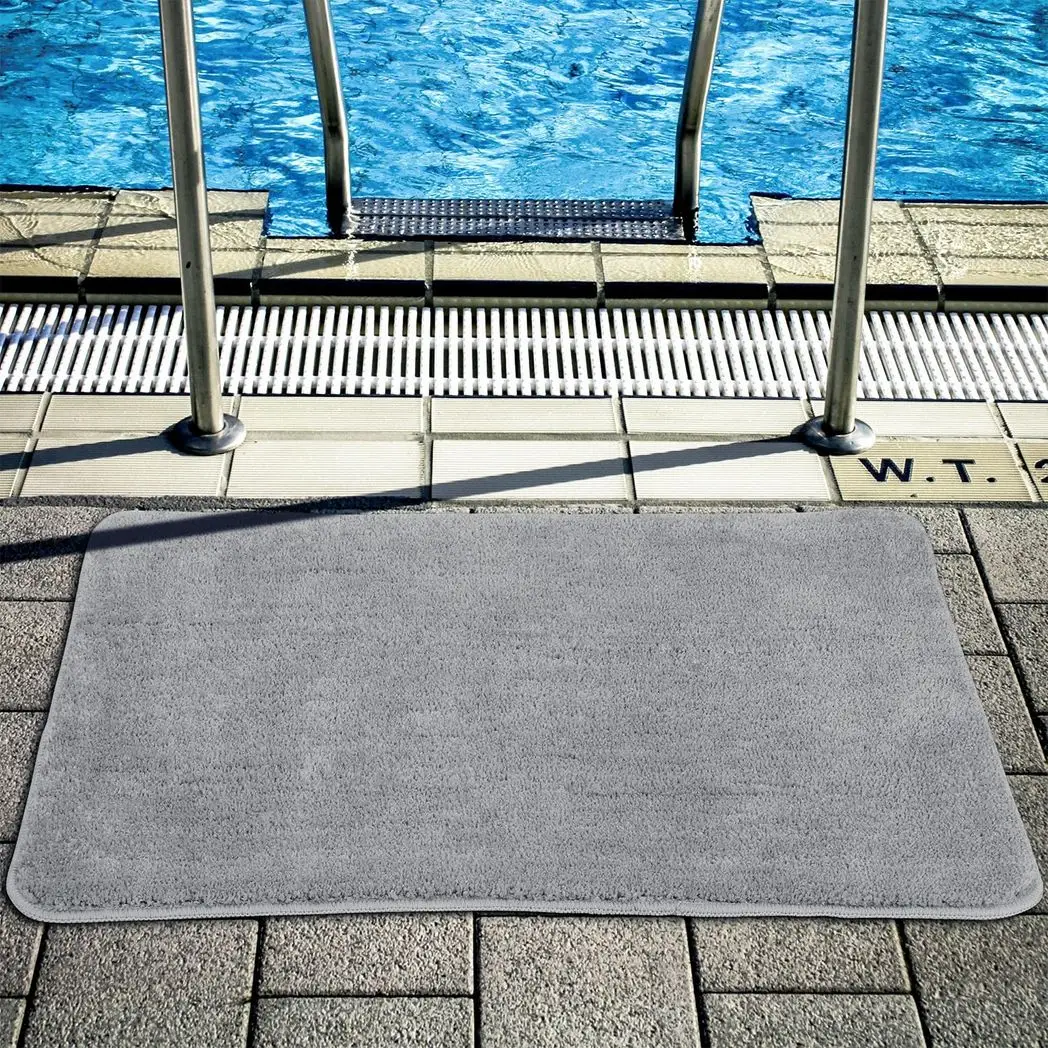 Vinsani VINSANI BATH MAT 60X90cm L.GREY 1010165 - Rug