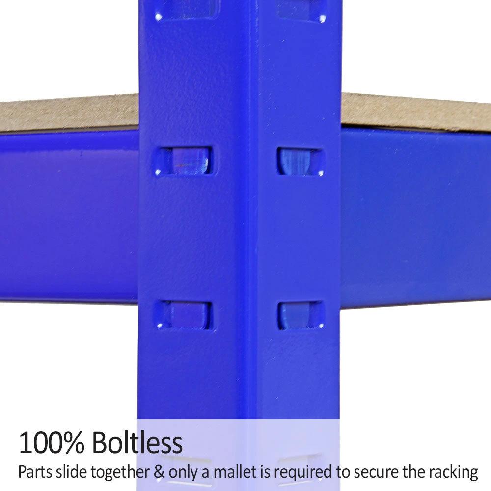 Monster Shop 3 x T-Rax 1200mm x 450mm x 1800mm Blue -