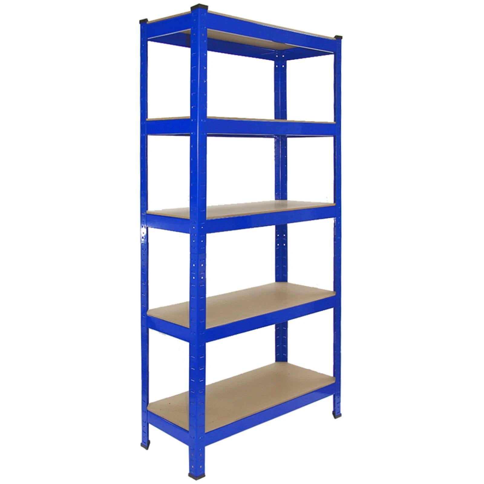 Monster Shop Monster Racking T-Rax Heavy Duty Shelving Units, Blue, 75cm W, 30cm D, Set of 3 -