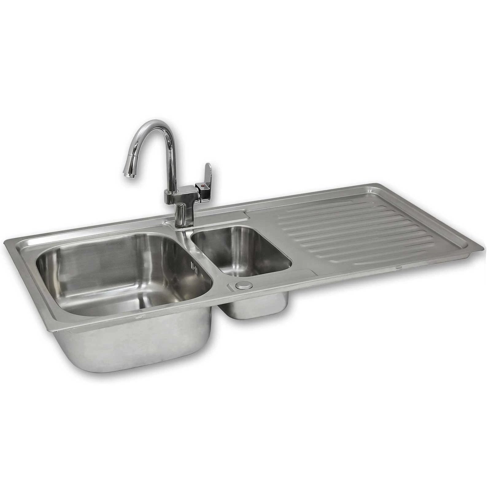 Premium Stainless Steel Kitchen Sink & Confetti Tap by Monster Shop