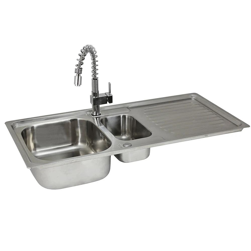 Monster Shop Kukoo Steel Sink and Rainbow Tap -