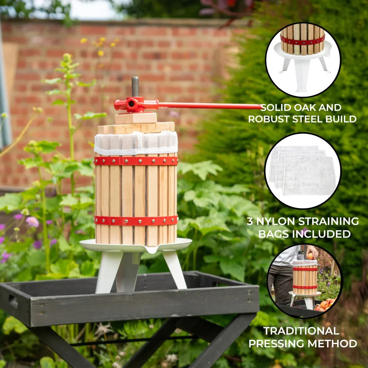 Monster Shop KuKoo 12 Litre Fruit Press -