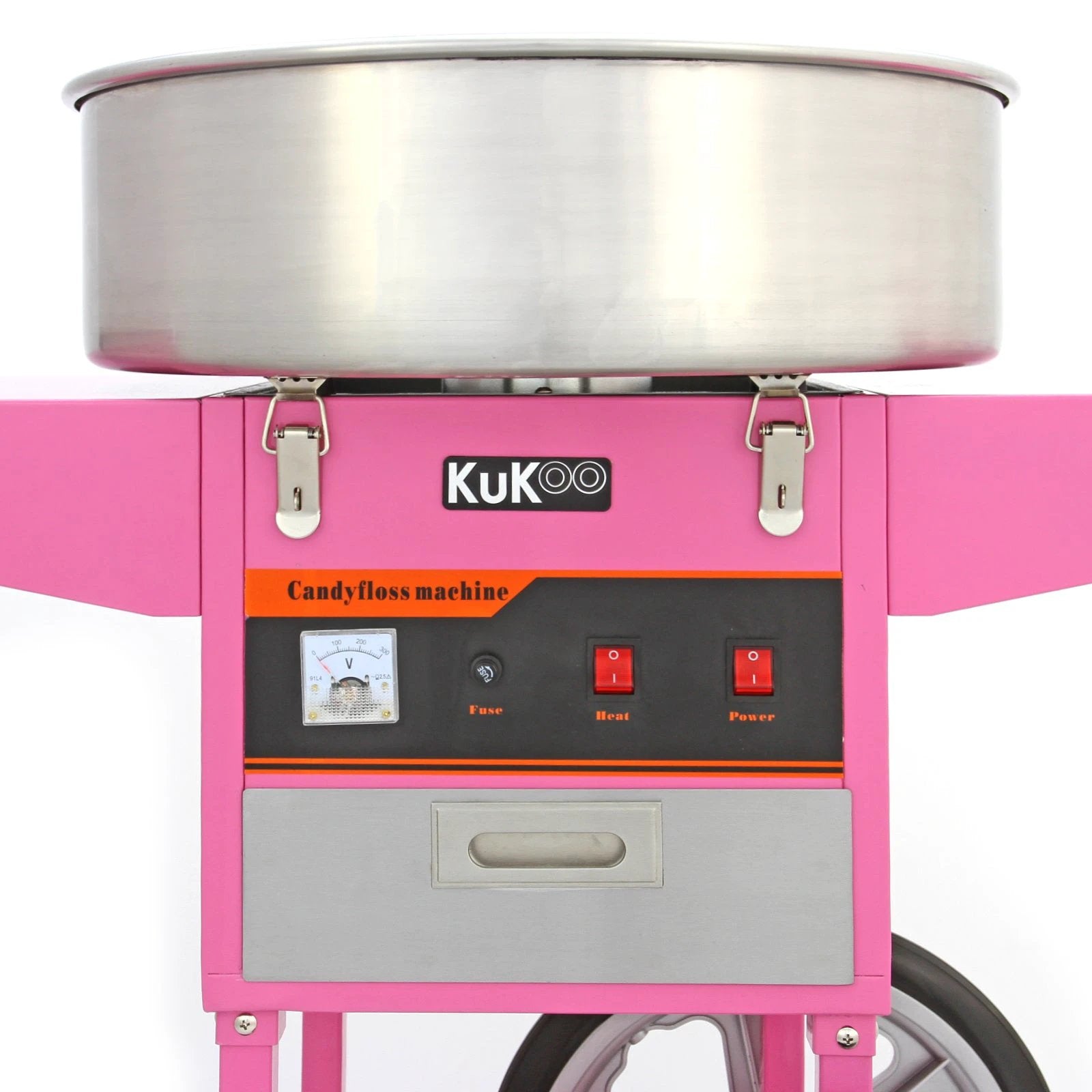 KuKoo Candy Floss Machine With Cart by Monster Shop