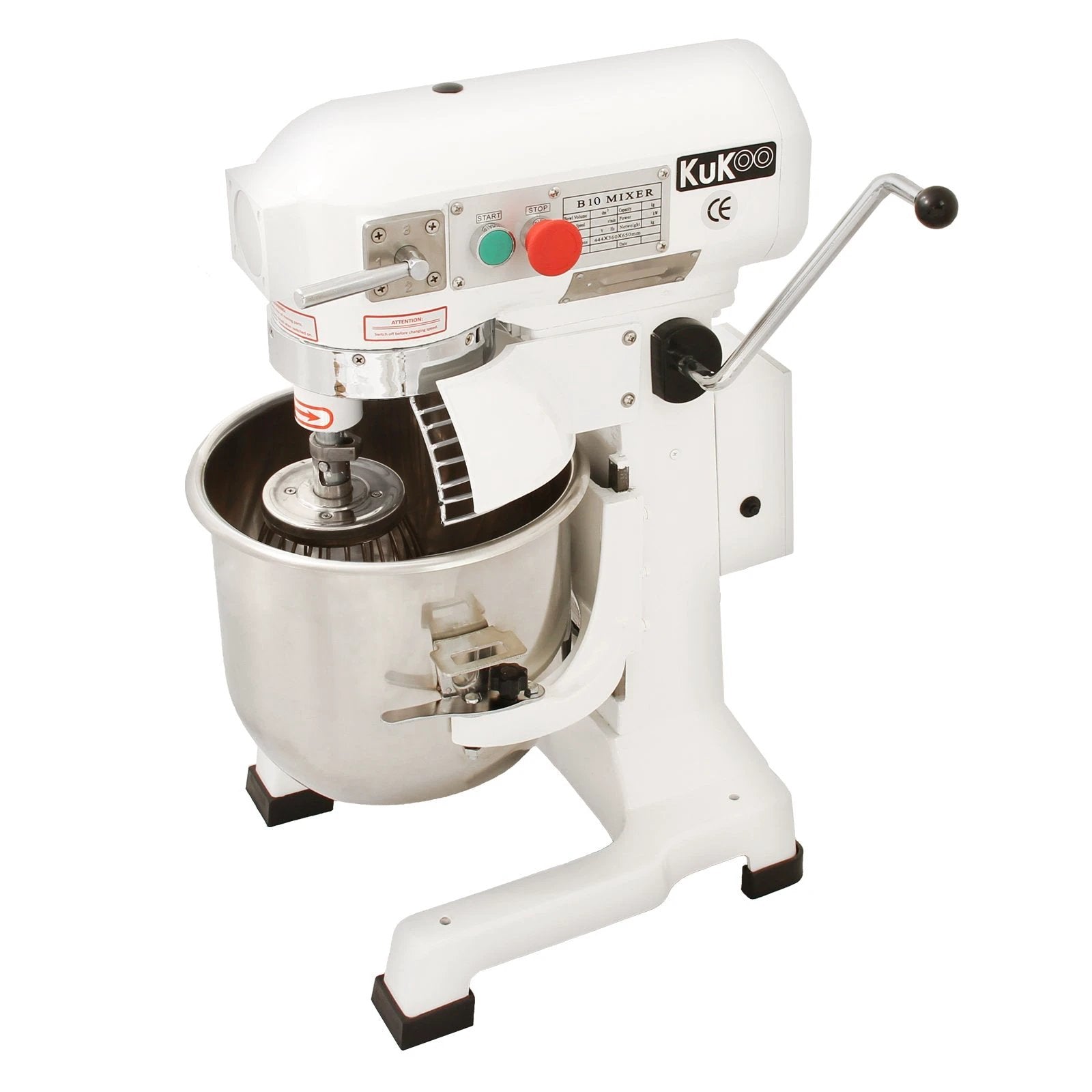 Monster Shop Commercial Planetary Food Mixer / Spiral Mixer - 10L -