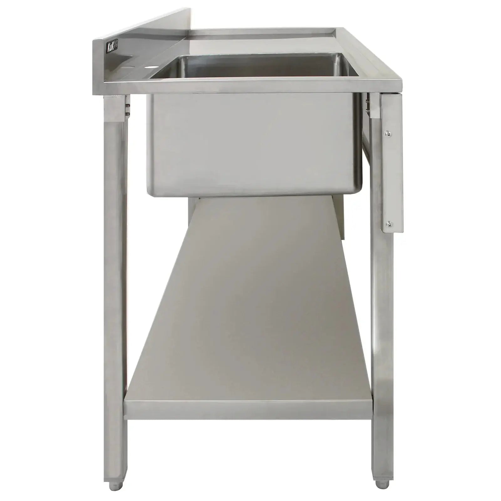Monster Shop KuKoo Commercial Sink & Pre-Rinse Tap - Right Hand Drainer -