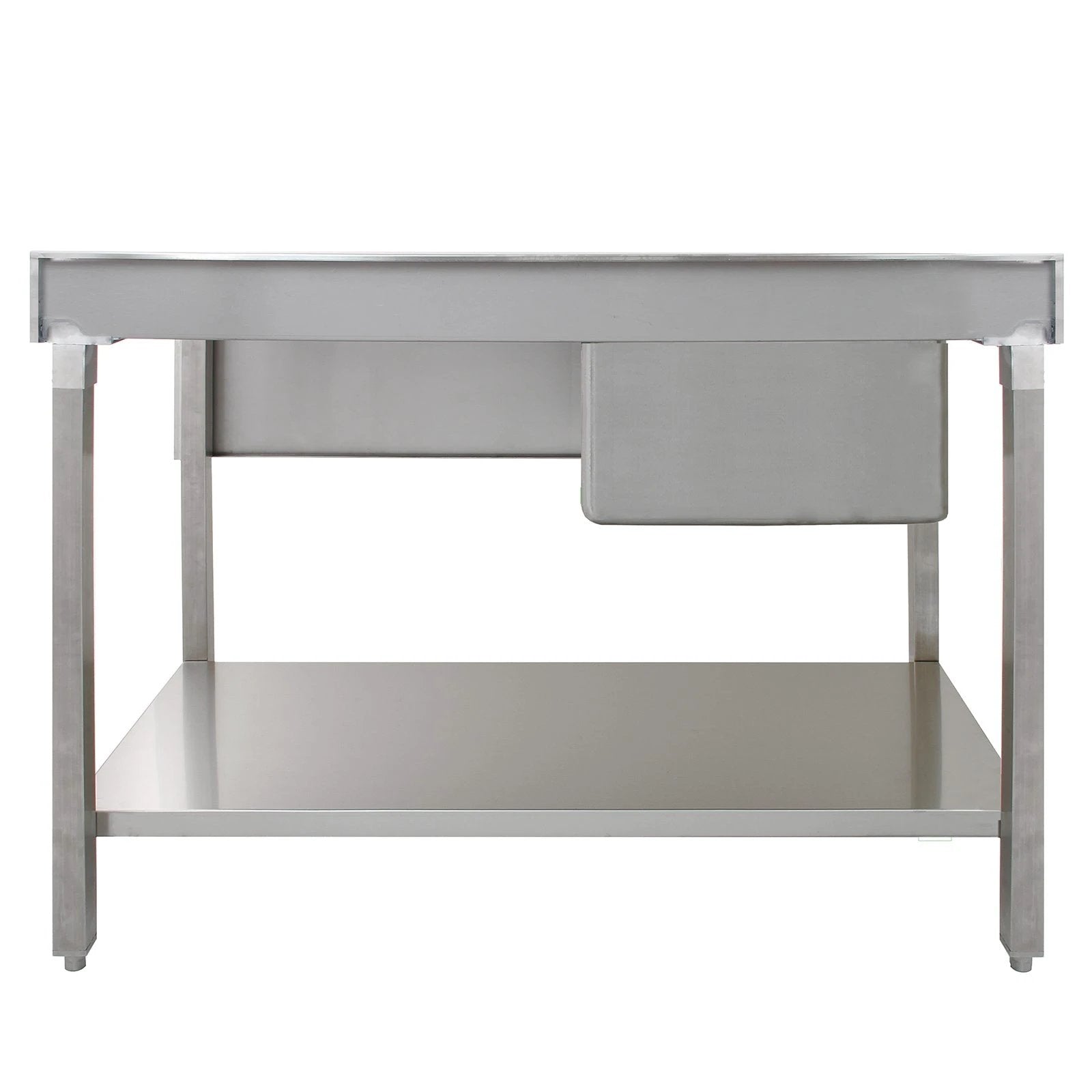 Monster Shop KuKoo Commercial Stainless Steel Sink - Right Hand Drainer -