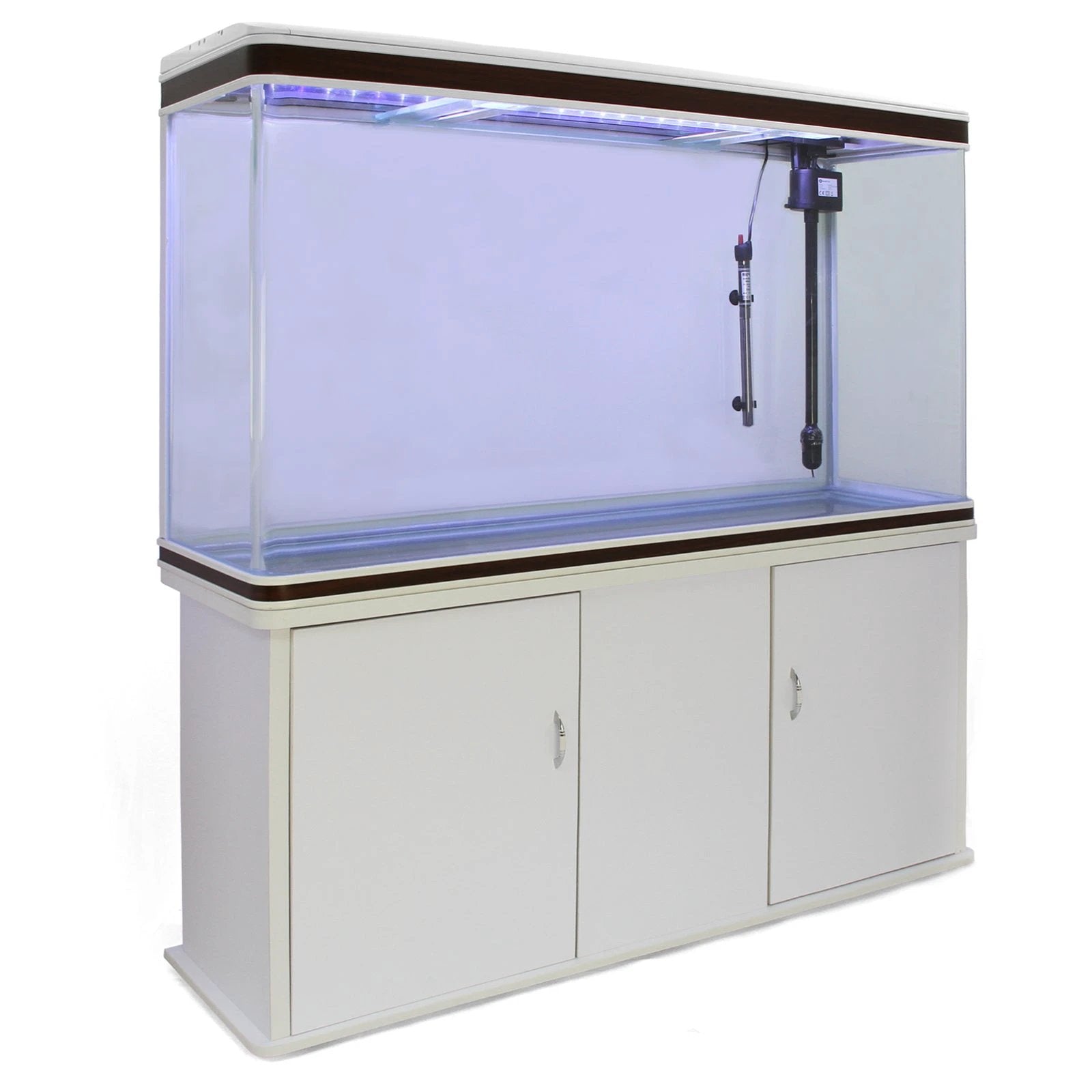 Aquarium Fish Tank & Cabinet - White by Monster Shop