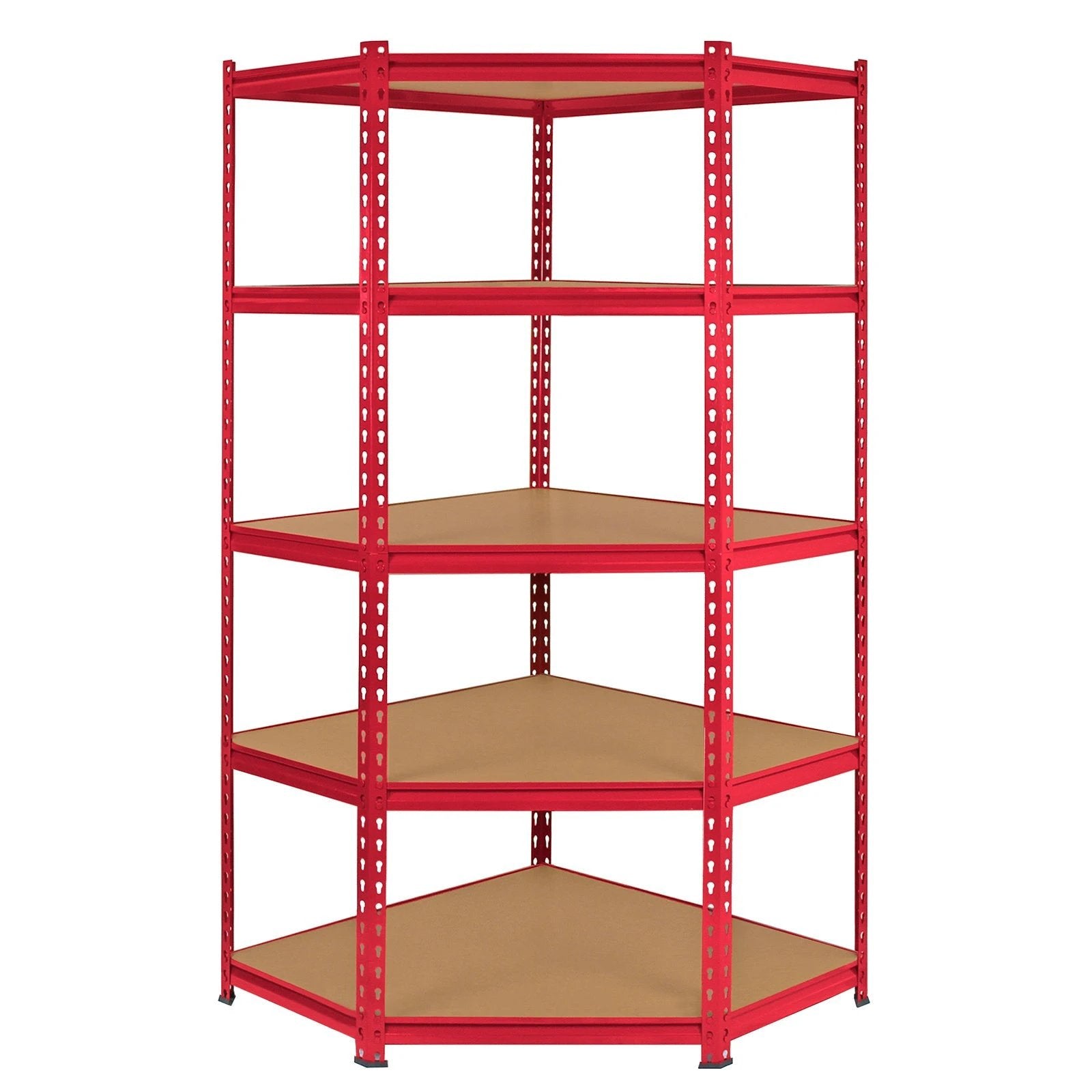 Monster Racking Z-Rax Corner Storage Shelf Unit, Red, 90cm Wide by Monster Shop