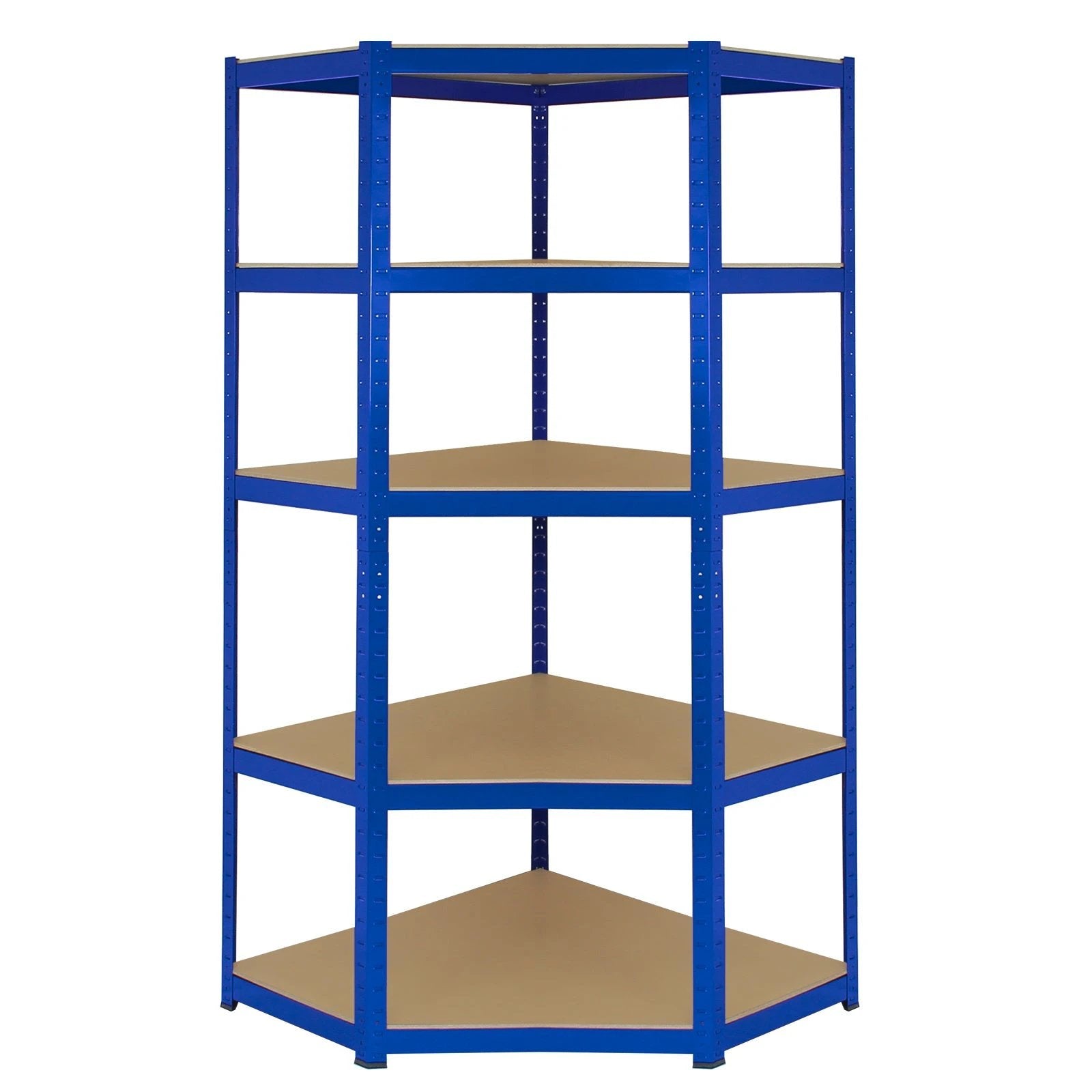 Monster Racking T-Rax Corner Storage Shelf Unit, Blue, 90cm Wide by Monster Shop