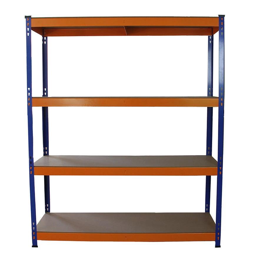 Monster Racking S-Rax Warehouse Storage Shelving, Blue/Orange, 150cm W, 50cm D by Monster Shop