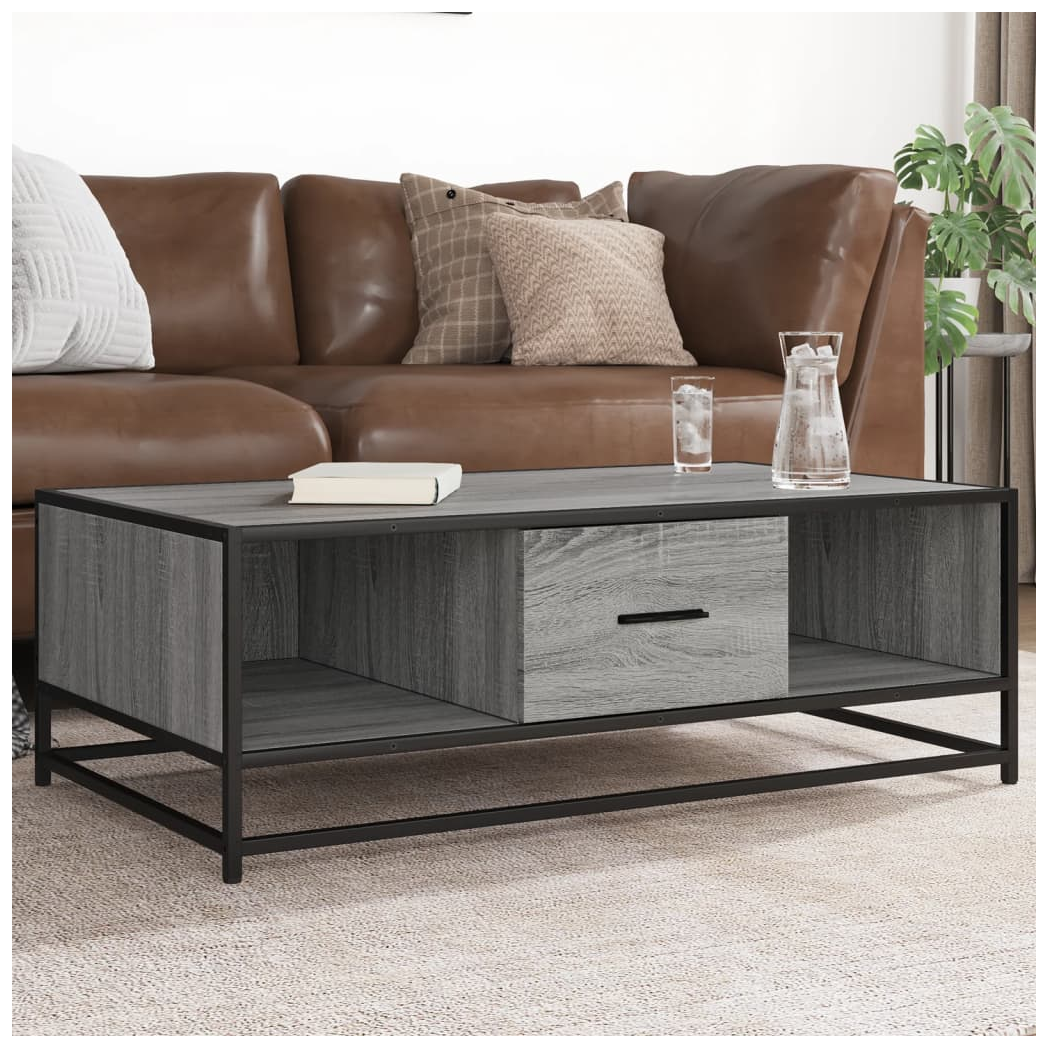VidaXL Coffee Table 100x57x35 Metal Frame Home by vidaXL