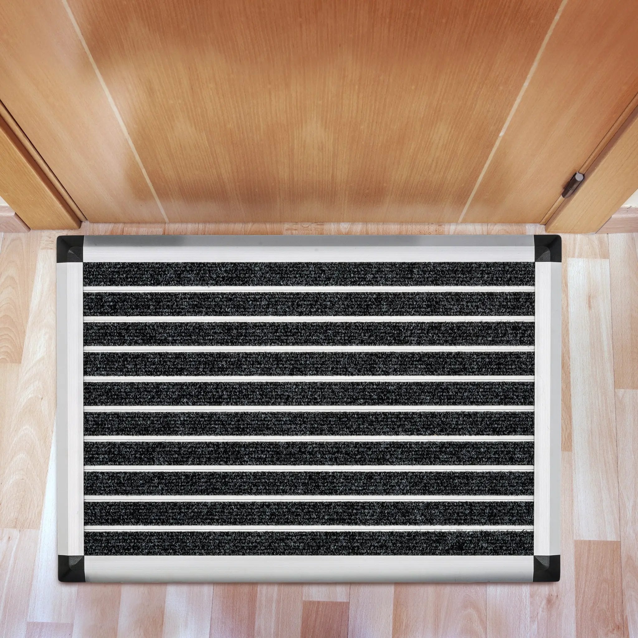 Floortex® Doortex® Alumat Indoor Entrance Mat, Grey - 40 x 60cm - Rug