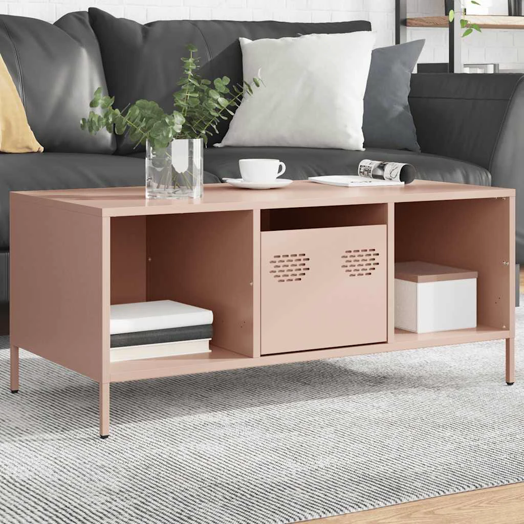 vidaXL VidaXL Coffee Table 101.5x50x43.5 cm Steel - Coffee Table