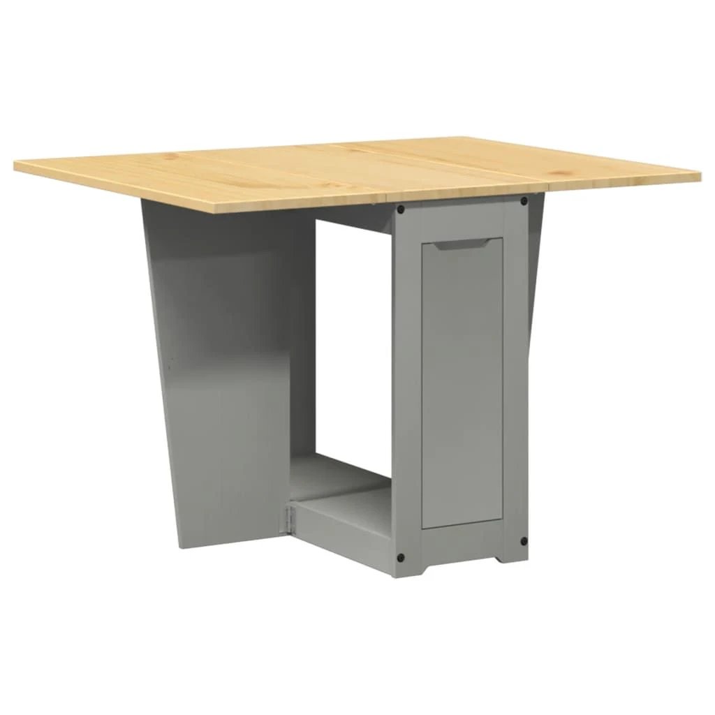 vidaXL vidaXL Butterfly Dining Table Foldable Corona Wax Brown Solid Wood Pine - Dining Table