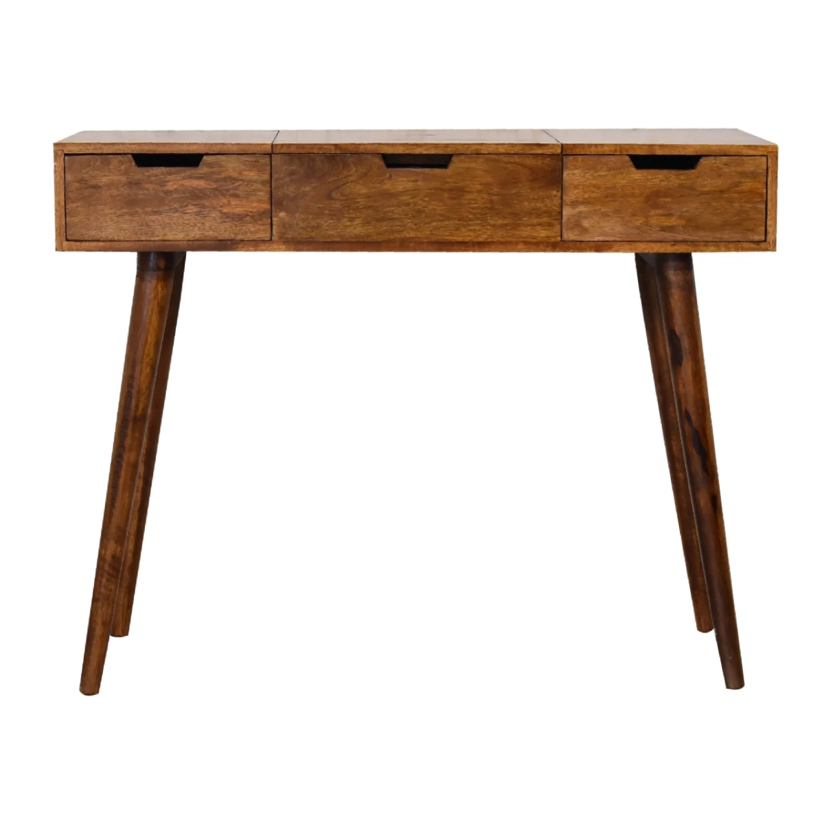 Artisan Furniture Artisan Mango Wood Foldable Dressing Table - Bedside Table