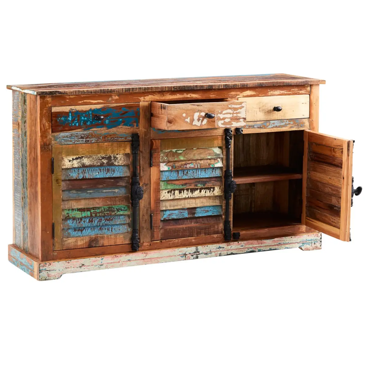 Indian Hub Coastal Large Sideboard - Sideboard
