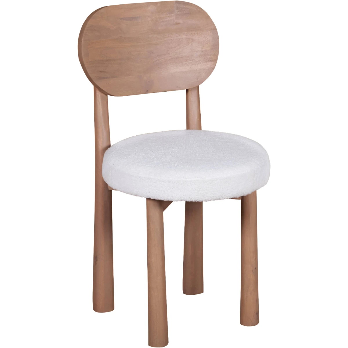 Indian Hub Indus Dining Chair 52x53x82 cm Mango Wood Home - Wooden Chairs