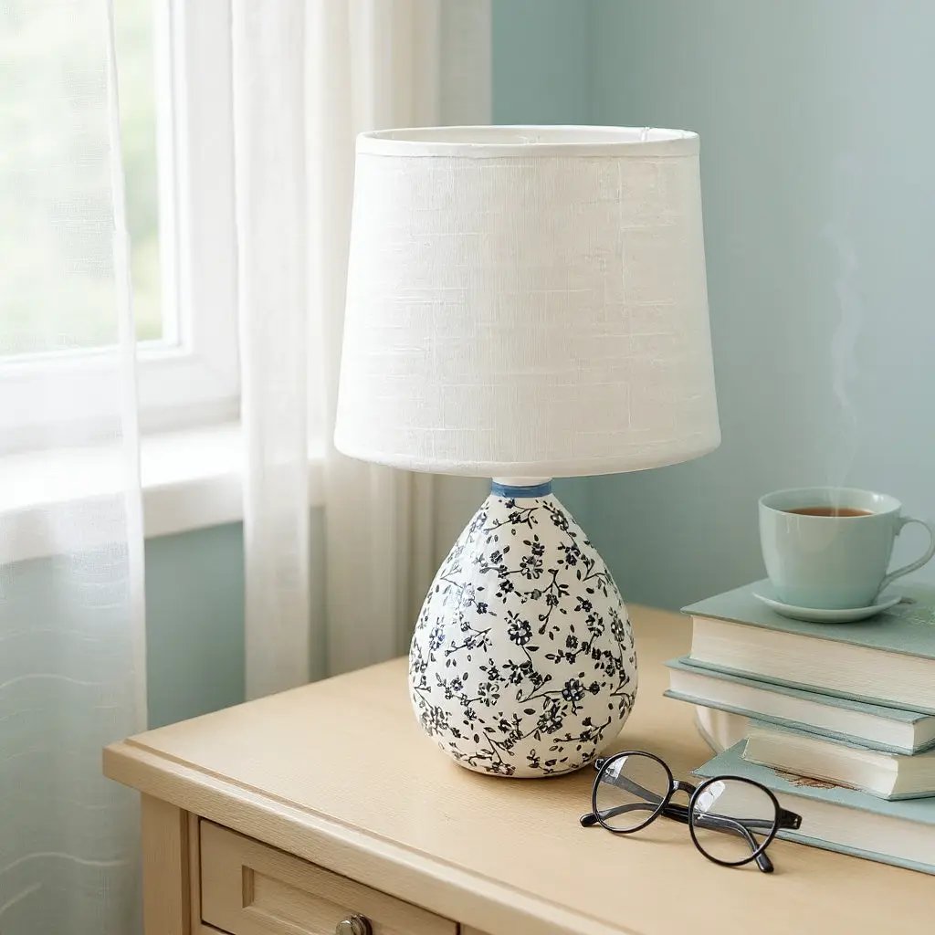 MSL 37CM LAMP AND SHADE - Lamp