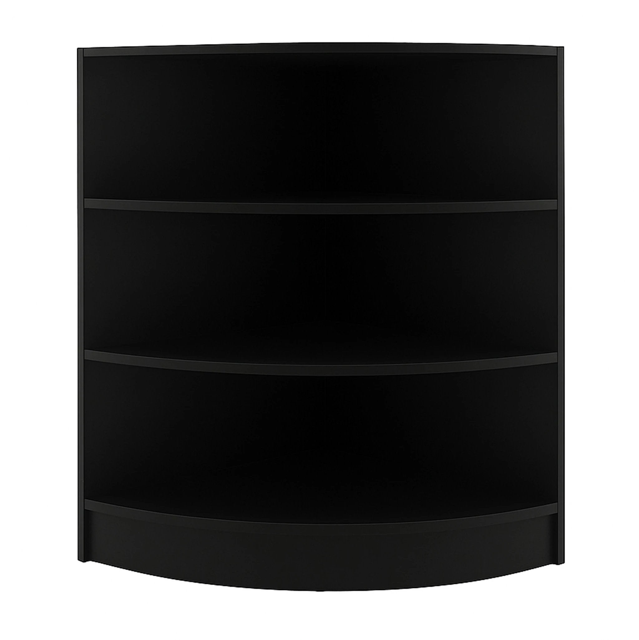 Retail Shop Corner Counter LM60 - Black by Monster Shop