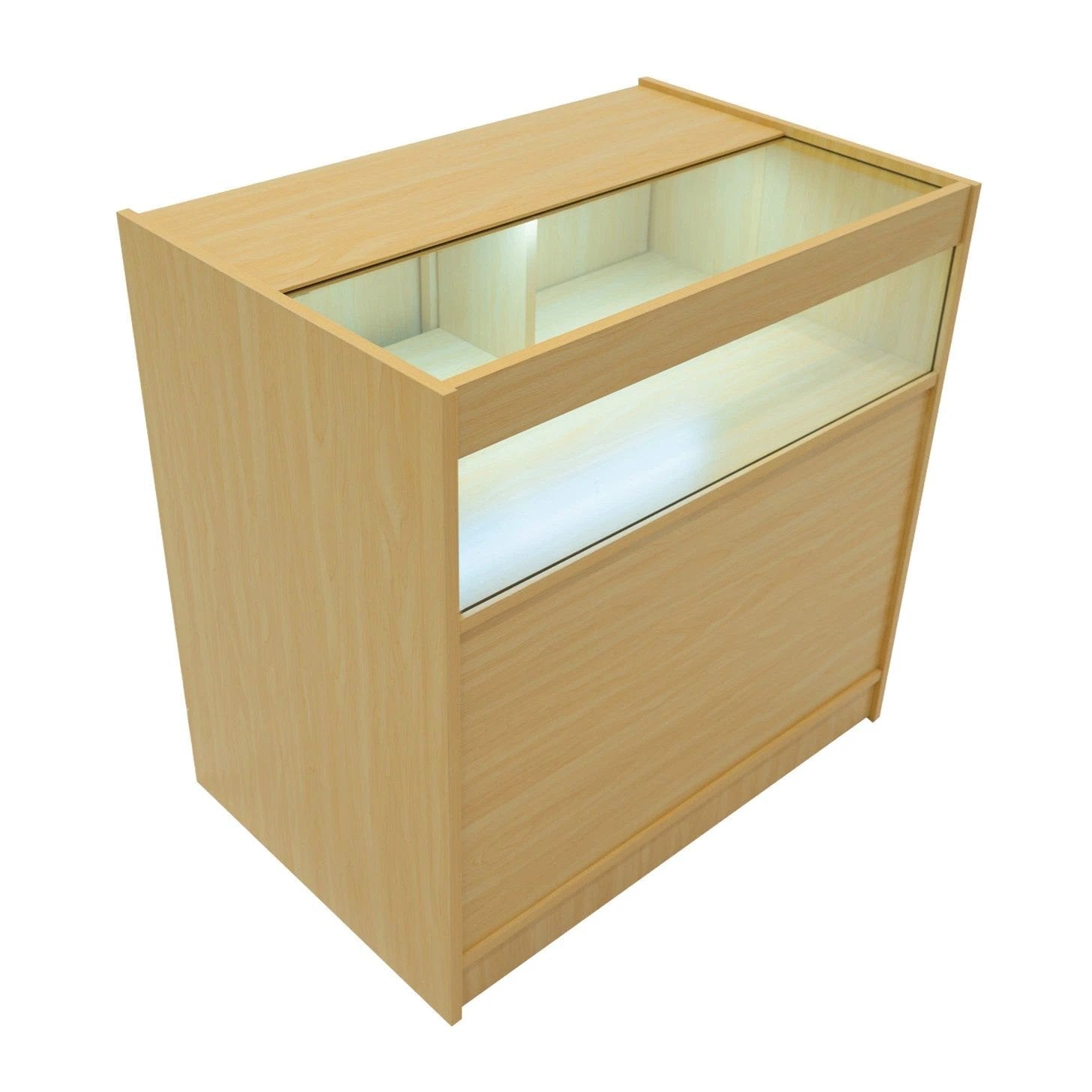 Monster Shop LED Retail Shop Counter B900 - Maple -