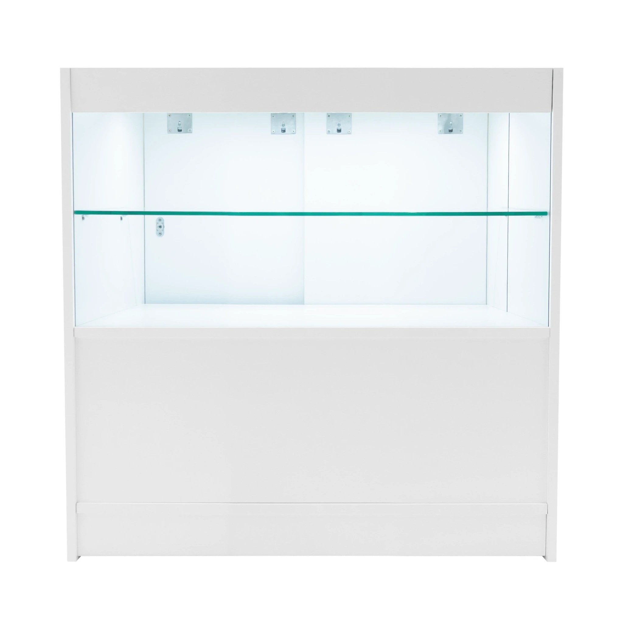 LED Retail Shop Counter C900 - White by Monster Shop