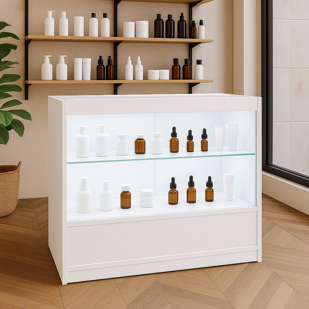 Monster Shop LED Retail Shop Counter C900 - White -