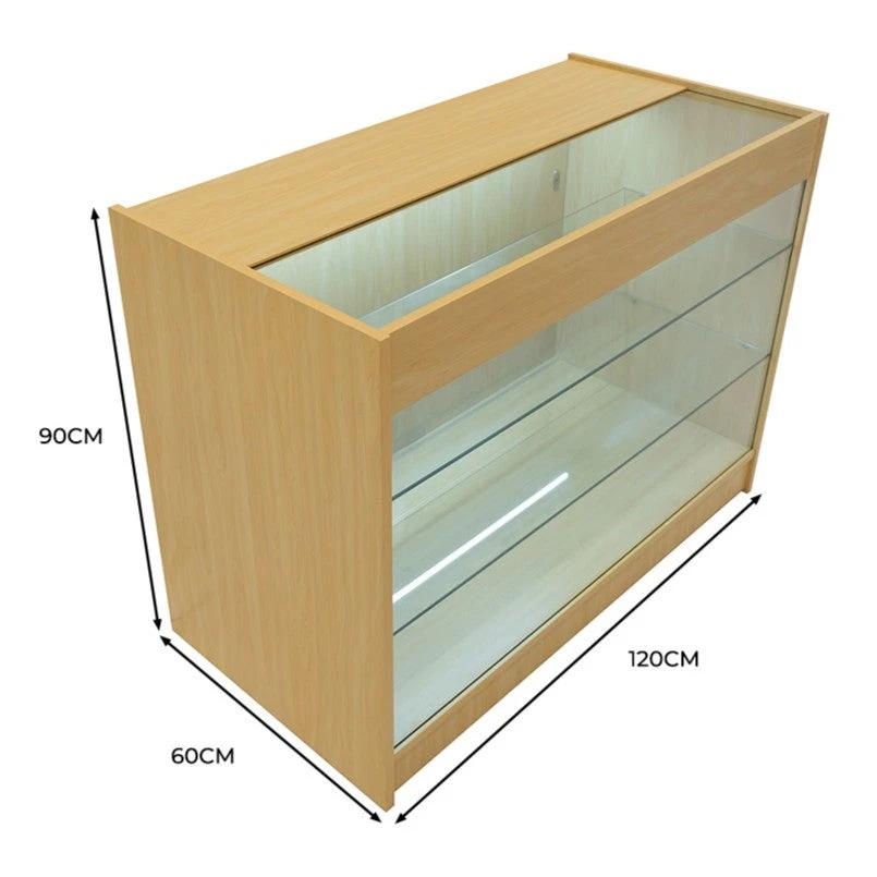 LED Retail Shop Counter K1200 - Maple by Monster Shop