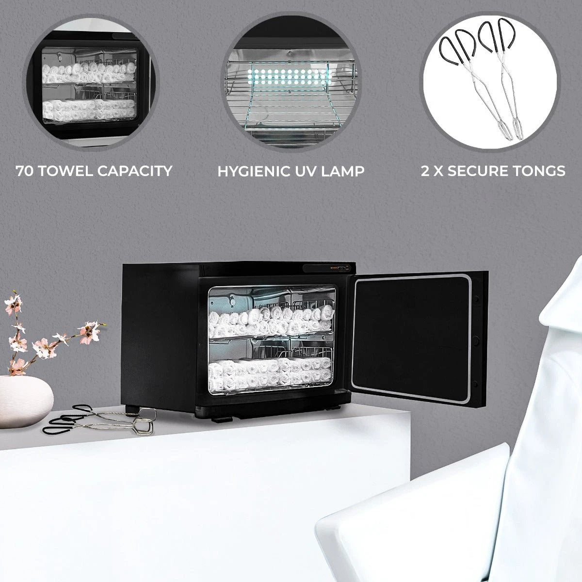 Monster Shop Black Hot Towel Warmer -
