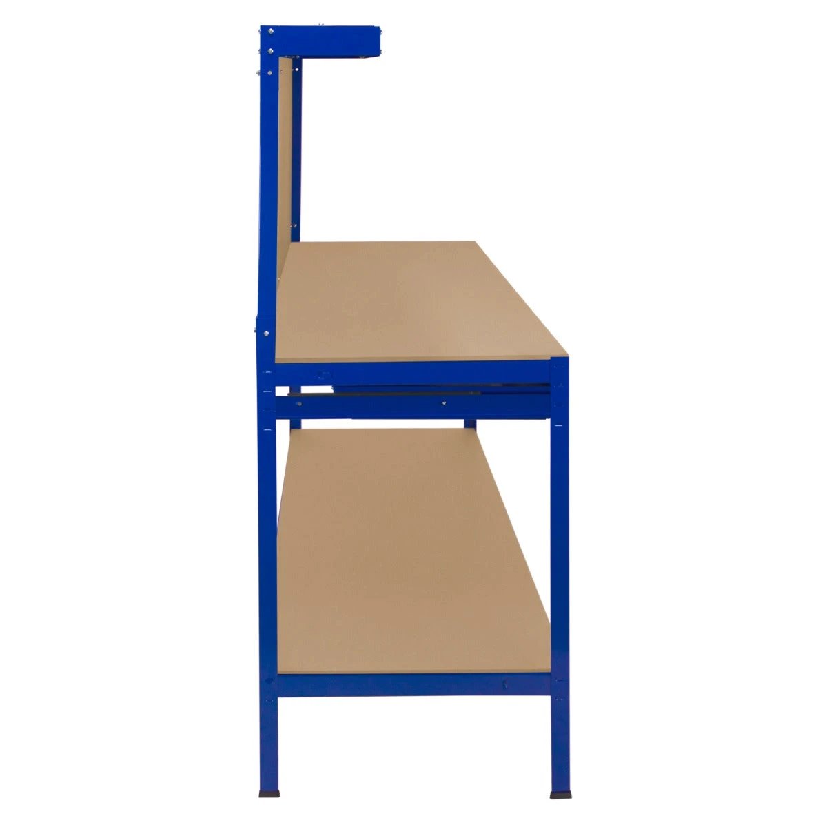 Monster Shop Workbench with Pegboard, Drawer & Light – Blue -