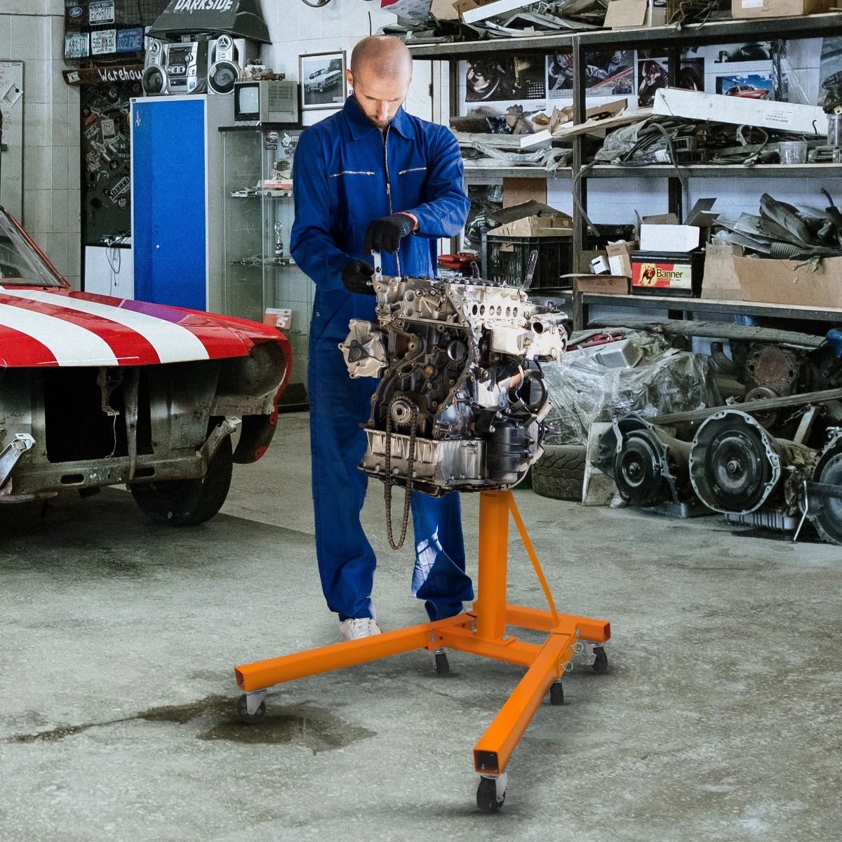 T-Mech Folding Engine Stand 900kg by Monster Shop