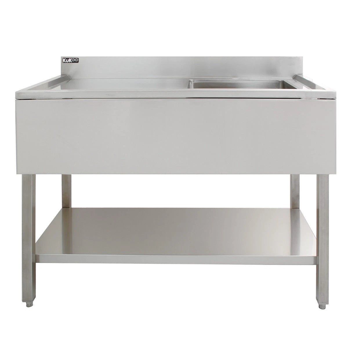 Monster Shop KuKoo Stainless Steel Catering Sink - Left Hand Drainer -