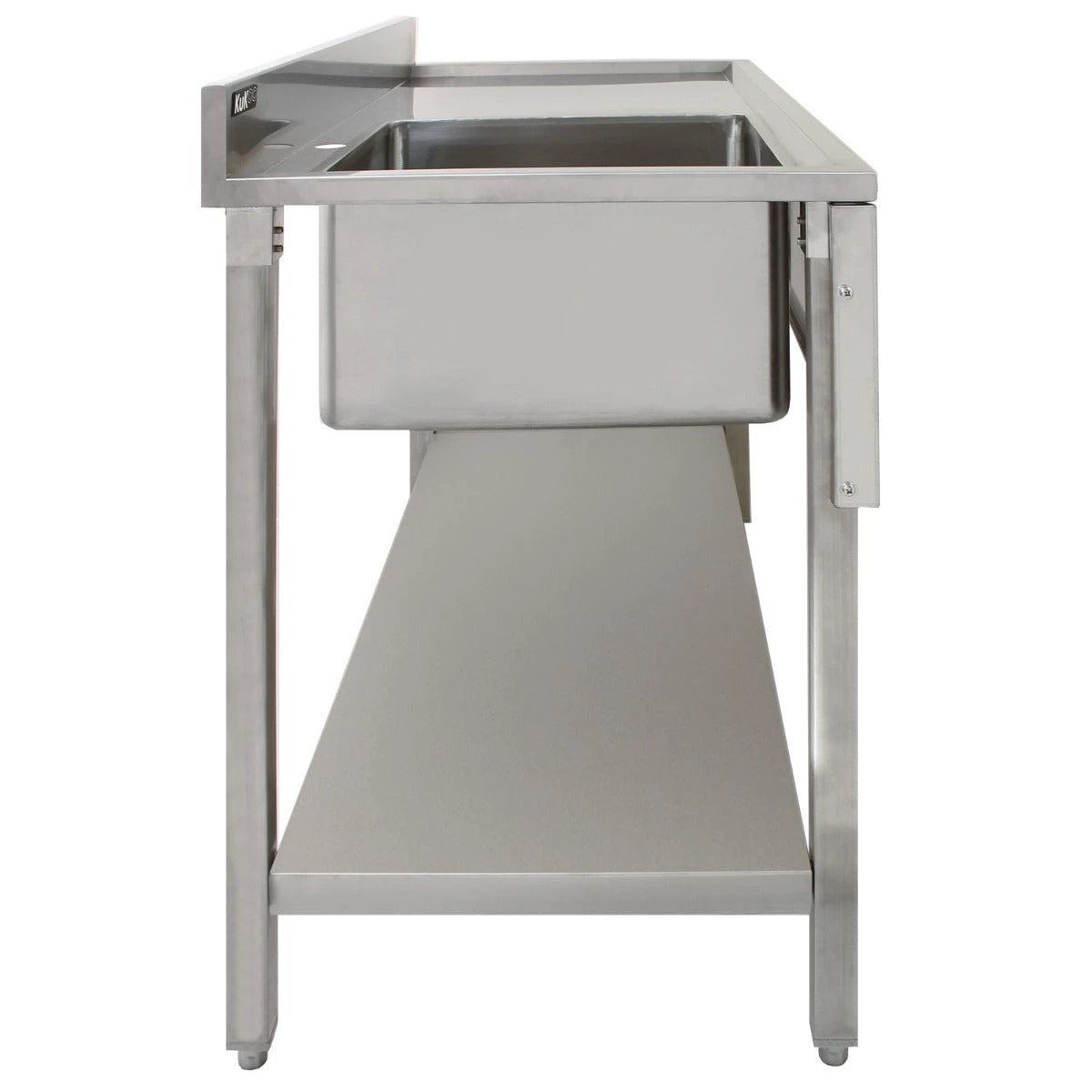 Monster Shop KuKoo Stainless Steel Catering Sink - Right Hand Drainer -