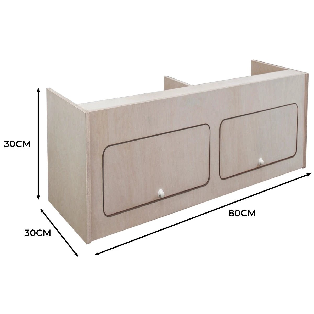 Monster Shop Overhead Camper Cabinet – 80cm x 30cm x 30cm -