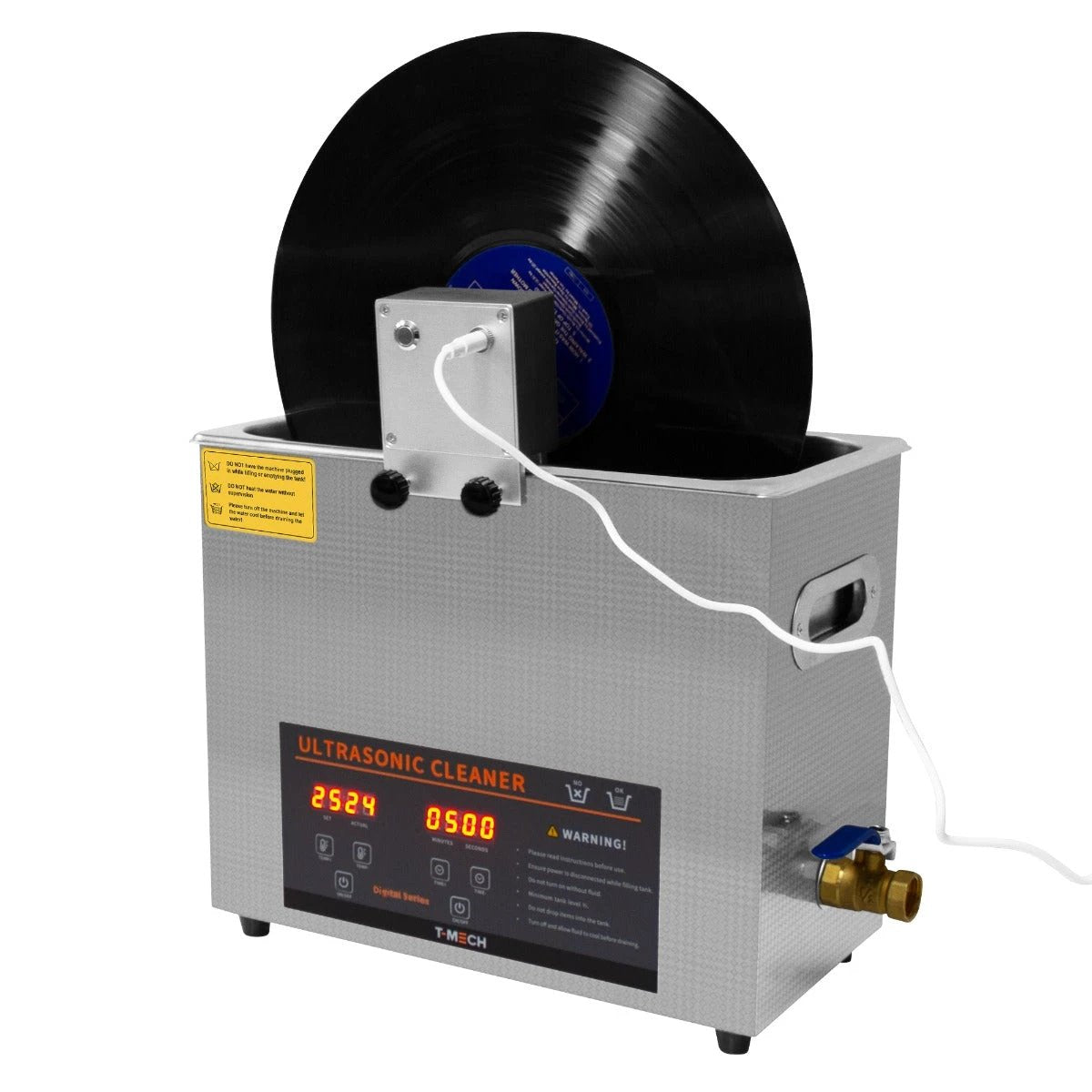 T-Mech 6L Ultrasonic Cleaner & Vinyl Adaptor by Monster Shop
