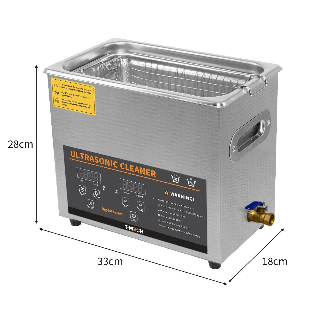 T-Mech 6L Ultrasonic Cleaner & Vinyl Adaptor by Monster Shop