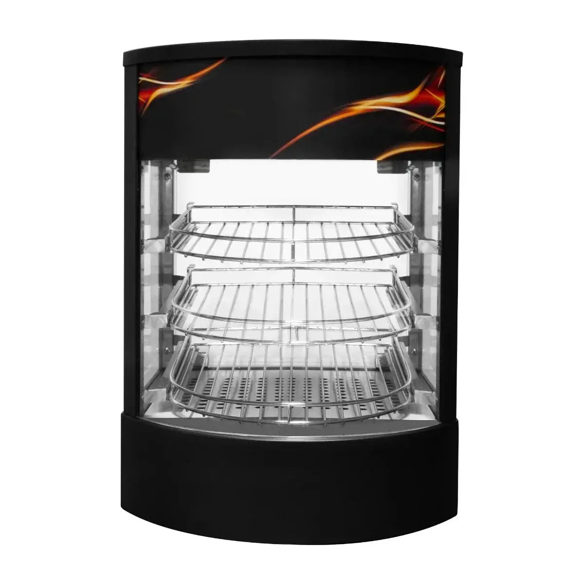 Monster Shop Commercial Food Warmer Glass Pizza Display -