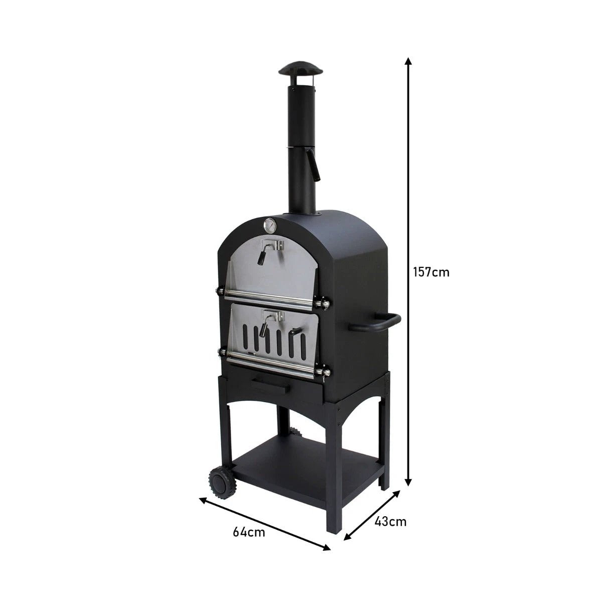Monster Shop Outdoor Pizza Oven, Peel & Union Jack Bunting -