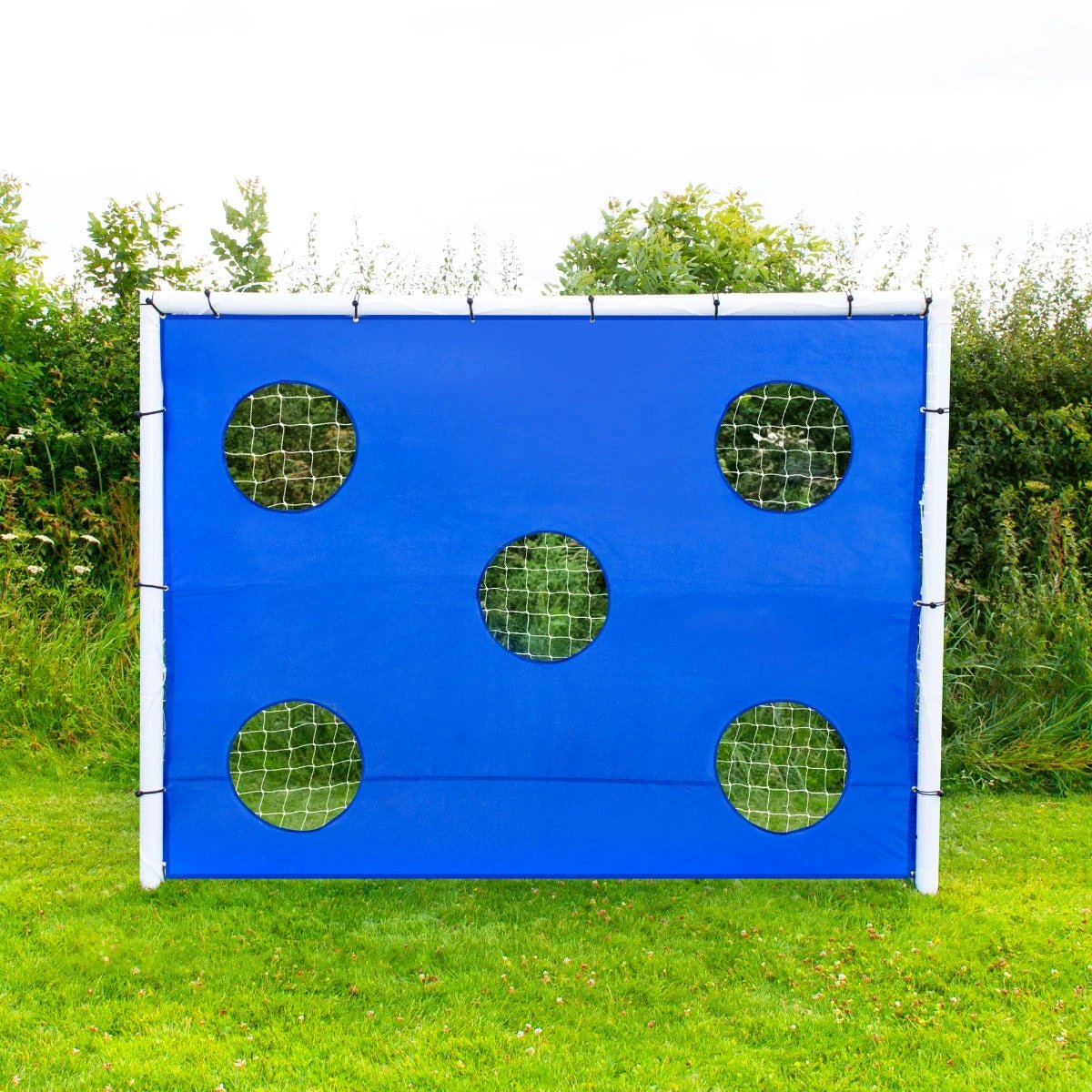 8 x 6ft Football Goal, Carry Case and Target Sheet by Monster Shop