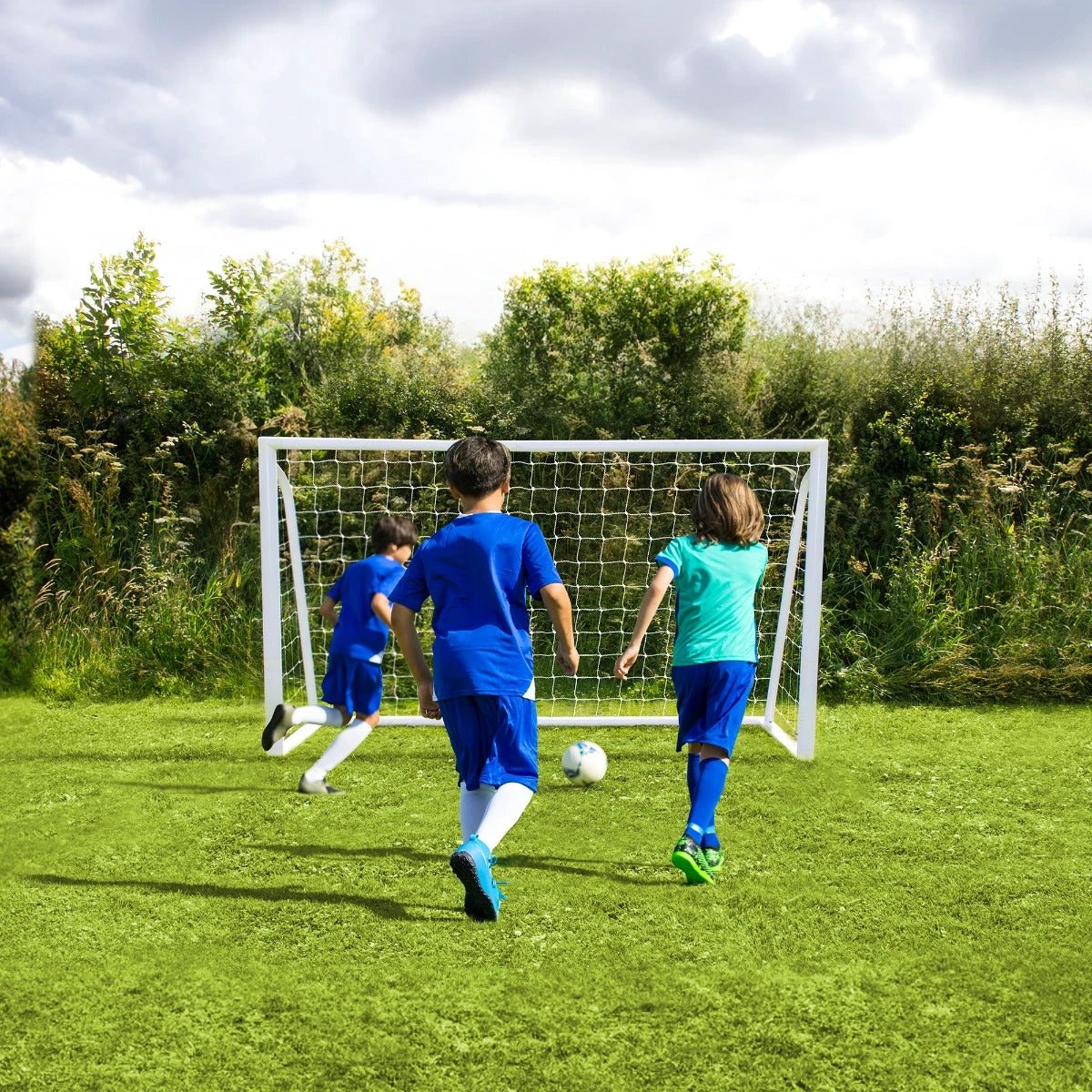 6 x 4ft Football Goal, Carry Case and Target Sheet by Monster Shop