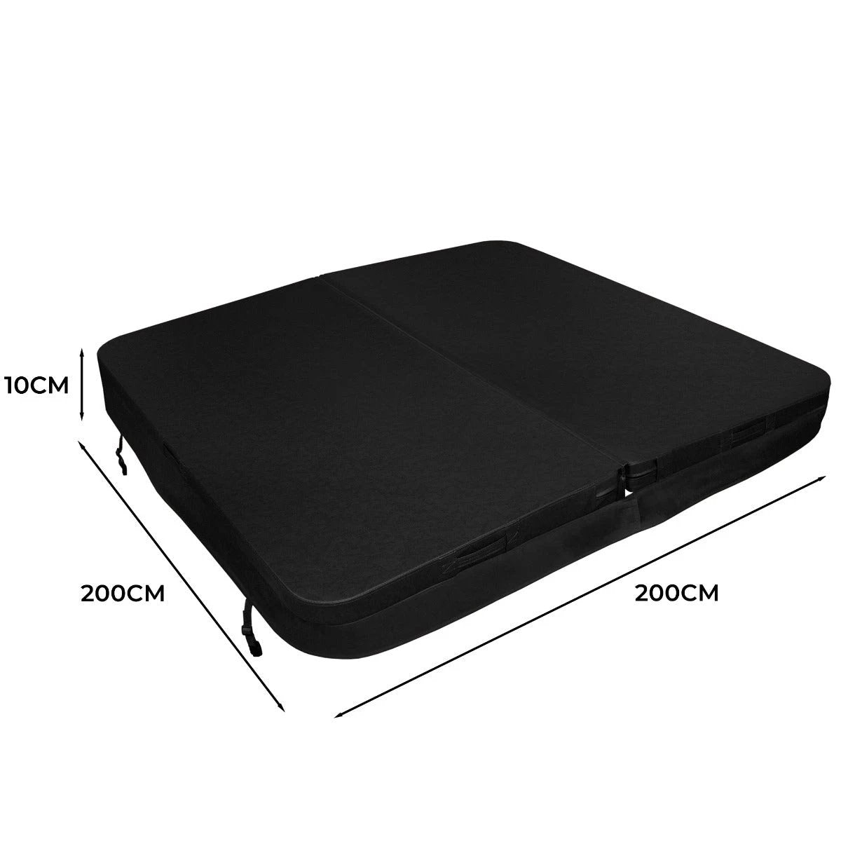 Monster Shop 2m Hot Tub Spa Cover – Black -