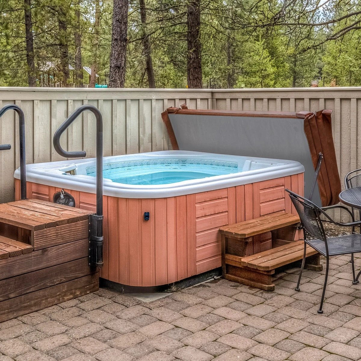 Monster Shop 2.2m Hot Tub Spa Cover – Brown -
