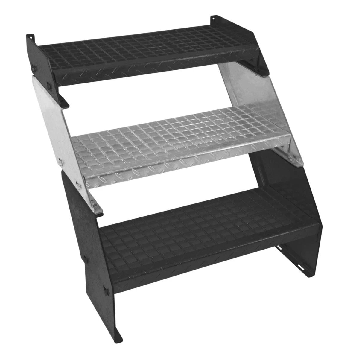 Monster Shop Additional Galvanised Steel Steps - 600mm Wide -