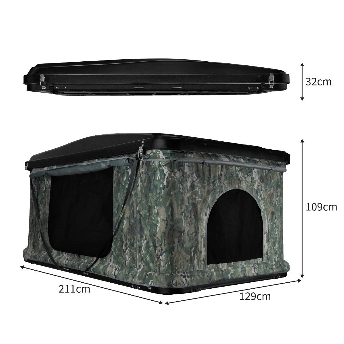 Monster Shop Car Roof Tent – Camouflage -