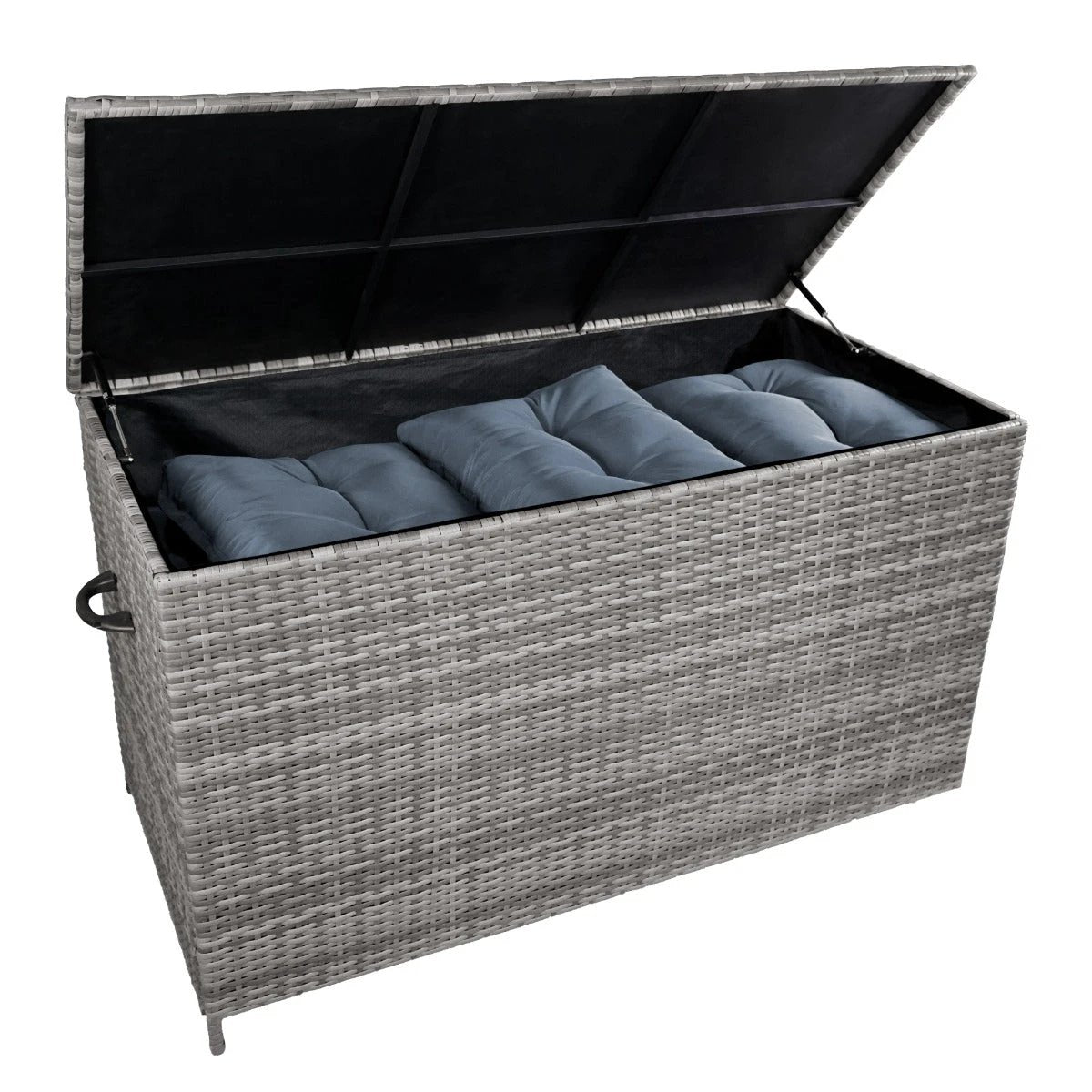 Rattan Storage Box 582L - Grey by Monster Shop