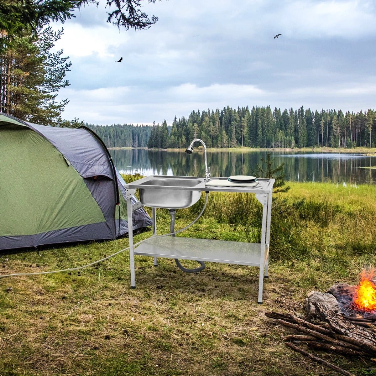 Monster Shop Folding Camping Sink -