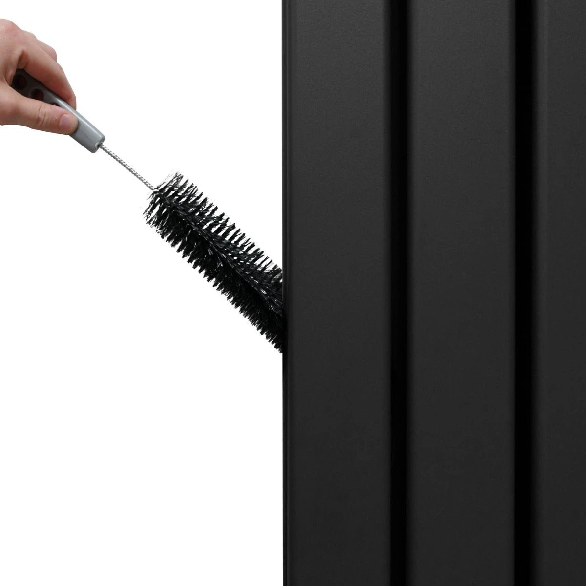 Monster Shop Premium Flat Radiator 1800x425 Black Mirror Home - Radiator
