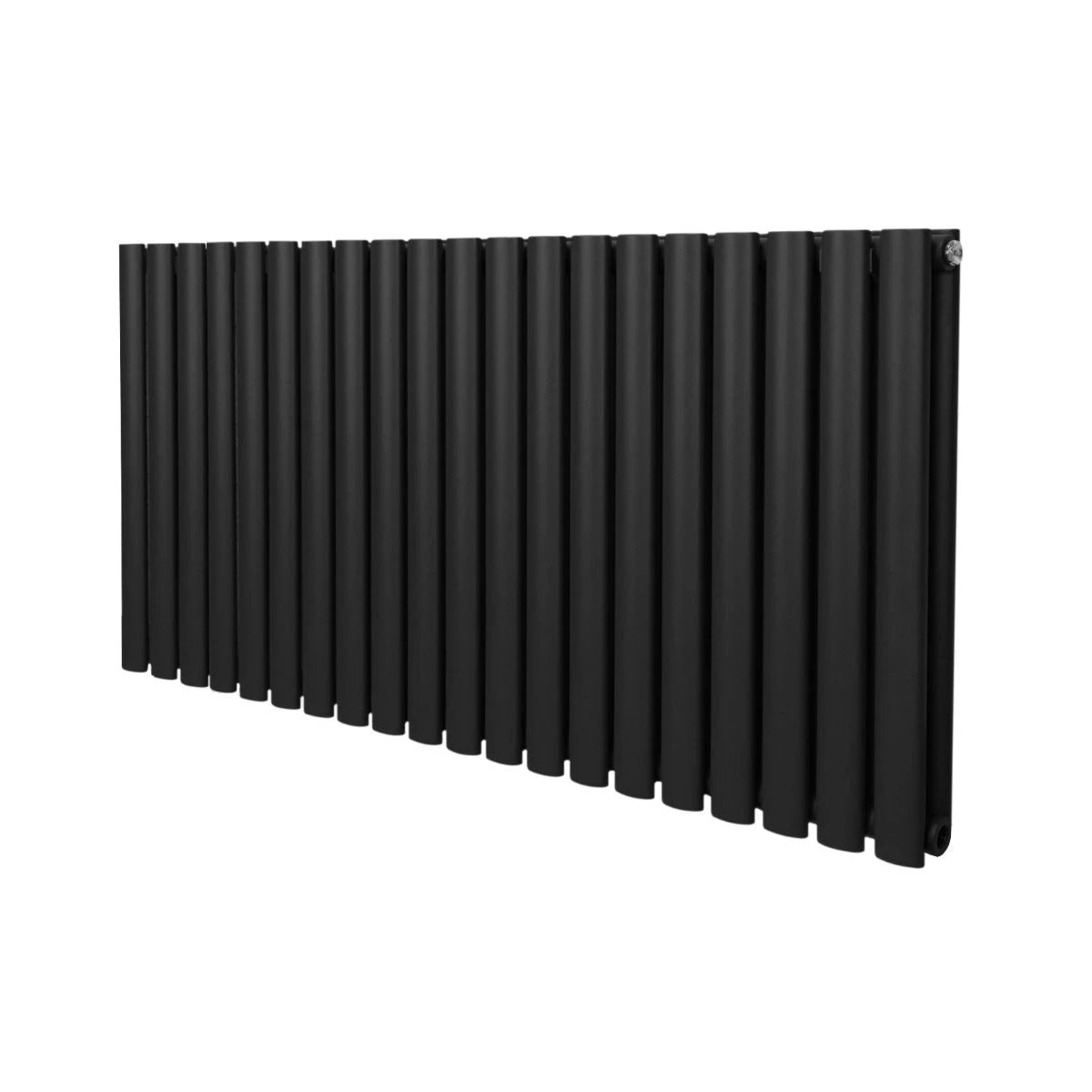 Syncx Oval Column Radiator 600x1200 Black Home by Monster Shop